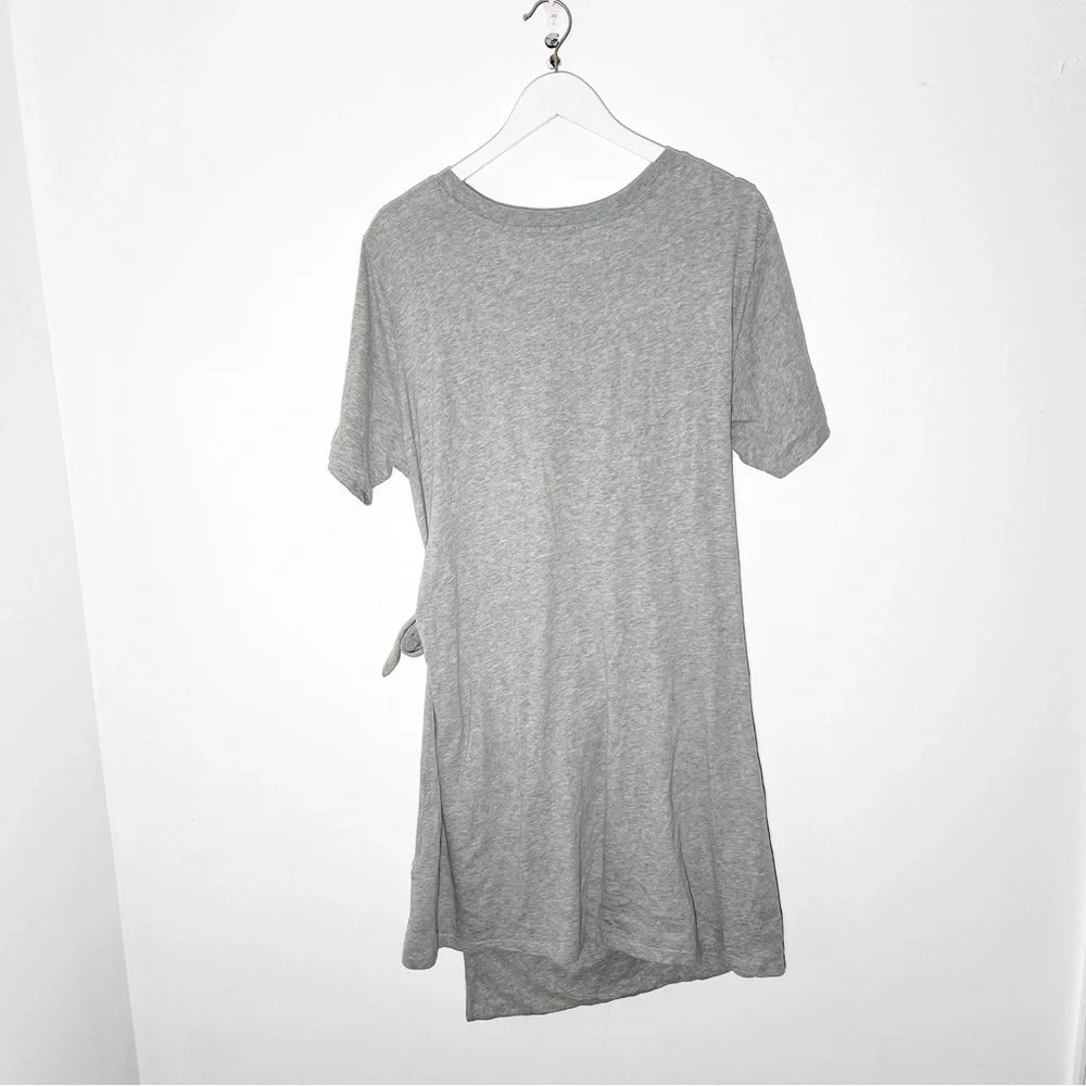 New Rails Edie Tie-Waist T-Shirt Dress Grey size XL - Picture 4 of 9